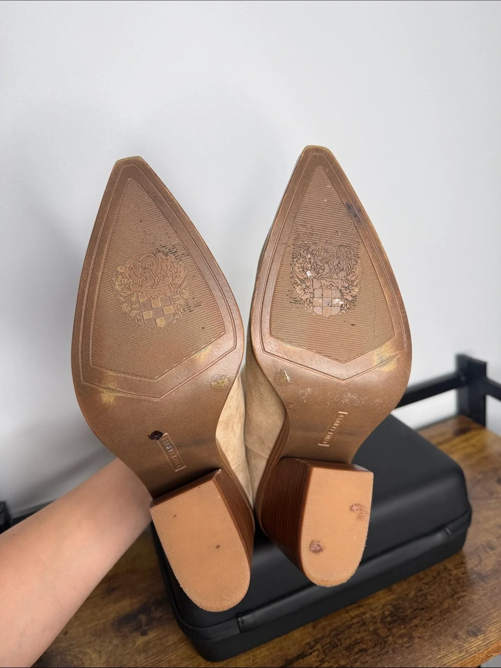 Vince Camuto Suede Gigietta Bootie Size 9.5